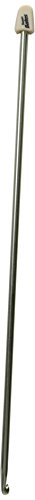 Susan Bates 14-Inch Silvalume Aluminum Afghan Hook, 5.5mm,Colors May Vary.