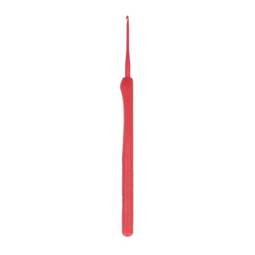 Tulip Etimo Red Crochet Hook with Cushion Grip Set (TED-001e) - color: Red, size: One Size