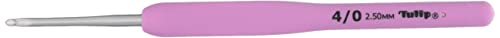 Tulip TER-05 ETIMO Rose Cushion Grip Crochet Hook Needle 4/0 (2.50mm) - size: 4/0