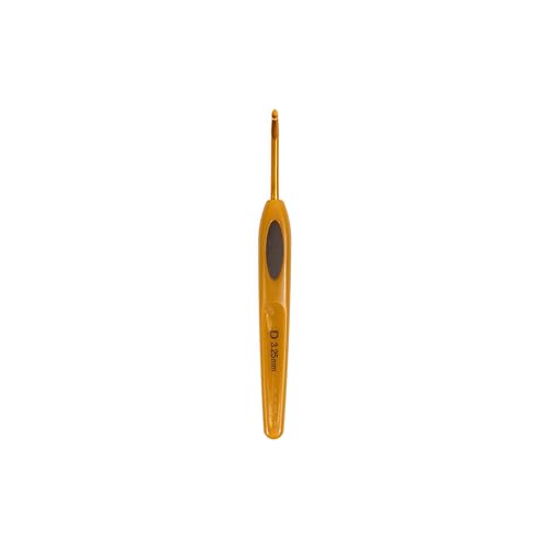 Clover Soft Touch 3.25-mm Crochet Hooks, Size D (1004/D) - size: 3.25mm