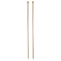 HARFINGTON 4mm Bamboo Knitting Needle Straight Single Pointed 13.8 Inch Long Wooden Sweater Knitting Needles US Size 6 for Yarn Beginners Hand Sock DIY - size: 4mm US Size 6
