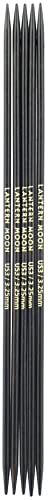 Lantern Moon Ebony Wood Double Pointed Needles 8" (20cm) | US Size 3 (3.25mm) - size: US 3 (3.25mm)