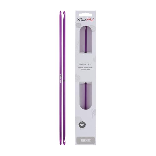 KnitPro Trendz Double-Ended Crochet Hook | US Size H (5mm) - size: US Size H (5mm)