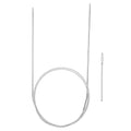 HARFINGTON Circular Knitting Needles 31.5" Stainless Steel US 0/2.0mm Knitting Needles 5.51" Short with Large Eye Sewing for Fast Knitting Sweater Sleeves - size: US 0/2.0mm x 31.5 inch (80cm)