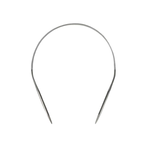 Stainless Steel Circular Knitting Needles 16 Inch / 40cm, US 7（4.5mm） - size: 16inch-US7-4.5mm