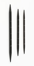 Lantern Moon Ebony Wood Cable Needles - Set of 3 (US Size 3, 6 and 8) – Premium Knitting Tool