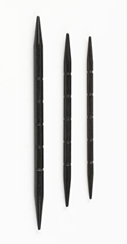 Lantern Moon Ebony Wood Cable Needles - Set of 3 (US Size 3, 6 and 8) – Premium Knitting Tool