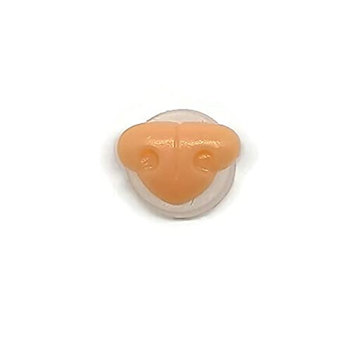 100 Pcs 10mm Plastic Cat Noses Safety Noses Craft Triangle Nose with Washerss for Stuffed Animals Making