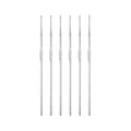 uxcell Stainless Steel Crochet Hook 0.85mm US Size 13 Knitting Needles for DIY Craft Yarn 6Pcs - size: 0.85mm