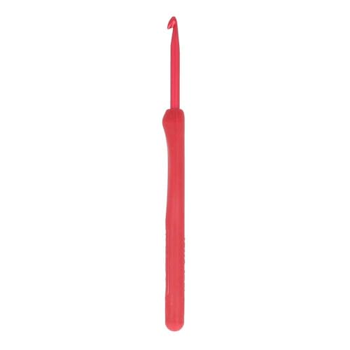 Tulip Etimo Red Crochet Hook Soft-Grip 4.50mm 1pc - color: Red, size: 4.50mm