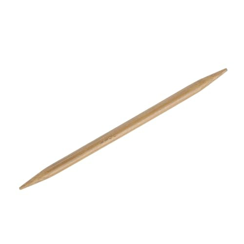 HARFINGTON 5Pcs Bamboo Knitting Needles Double Pointed Size US 10.5(7mm) Carbonized 6 Inch(15cm) Straight for Handmade Creative DIY Knitting Craft Yarn Projects - size: US 10.5(7mm)