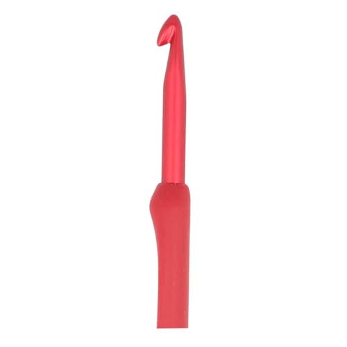 Tulip Etimo Red Crochet Hook 6.0 mm Soft-Grip Handle - 1 Piece - color: Red, size: 6.00mm