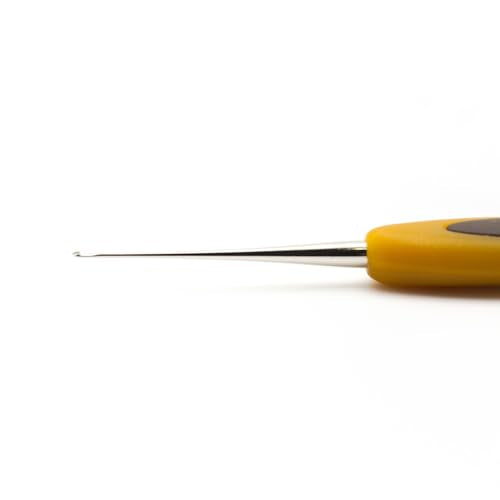 Clover 1026 Soft Touch Steel Crochet Hooks, No. 12/0.60mm - size: 0.60 mm