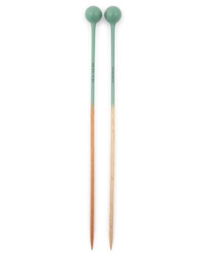 mindfulknits Premium Straight Single Pointed Beech Wood Knitting Needles – Size US 4, 3.5mm – 35cm Length – Straight Needle Set - Crafting & Knitting Supplies for Relaxation & Stress Relief (3.5mm) - size: US4, 3.5mm