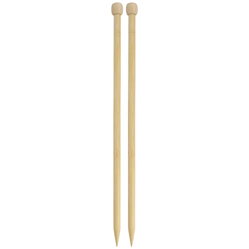 JubileeYarn Jumbo Bamboo Knitting Needles - US 17 (12mm) - 16" Long - 1 Pair - size: US 17/12mm (16" Long)