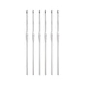 uxcell Stainless Steel Crochet Hook 1.6mm Knitting Needles for DIY Craft Yarn 6Pcs - size: 1.6mm
