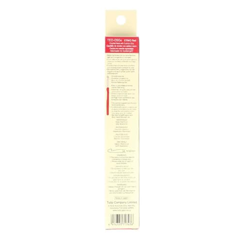 Tulip Etimo Red Crochet Hook Soft-Grip 5.5mm - 1pc - color: Red, size: 5.50mm