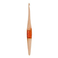 Ommi Ergonomic Handle Crochet Hooks | Handcrafted 6.7’’ Steam Beech Wood & Orange Resin Mix Crochet Hook | Knitting Needle, Craft Yarn Weave | Best Gift! (7, Steam Beech Wood & Orange Resin) - size: 7 mm