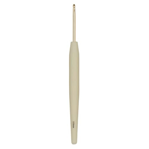 Knitter’s Pride Pearl Single-Ended Aluminum Crochet Hook - 2.50mm - size: 2.50 mm