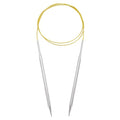 uxcell Size US 10 (6mm) Knitting Needles Circular Needle 40 Inch(100cm) Round Metal Stainless Steel Needle for Handmade Projects DIY Knitting Yellow - color: Yellow, size: 40 inch Size US 10 (6mm)