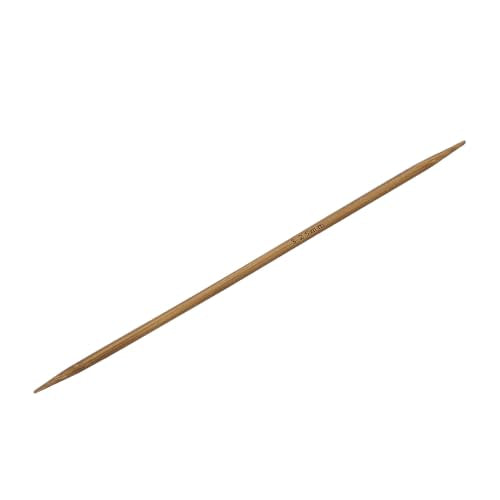 HARFINGTON 5Pcs Bamboo Knitting Needles Double Pointed Size US 3(3.25mm) Carbonized 6 Inch(15cm) Straight for Handmade Creative DIY Knitting Craft Yarn Projects - size: US 3(3.25mm)