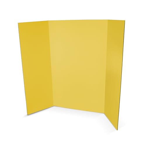 Flipside Products 36” x 48” Project Boards for Presentations, Science Fair, School Projects, Event Displays and Trifold Picture Board, Proudly Made in USA - Assorted Colors - 10 Pack - color: Assorted, size: 10 Pack