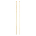 HARFINGTON 2.75mm Bamboo Knitting Needle Straight Single Pointed 13.8 Inch Long Wooden Sweater Beginners Hand Knitting Needles US Size 2 for Yarn Hand DIY - size: 2.75mm US Size 2