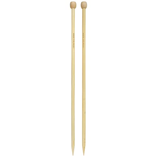 JubileeYarn Jumbo Bamboo Knitting Needles - US 13 (9mm) - 16" Long - 1 Pair - size: US 13/9mm (16" Long)