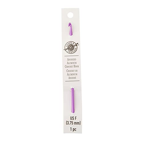 Loops & Threads Anodized Aluminum Crochet Hook, 24 Pack