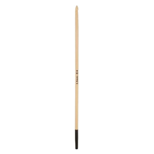 Knitter’s Pride Bamboo Luxe Afghan/Tunisian Crochet Hook - US E(3.5mm) - size: 3.50mm