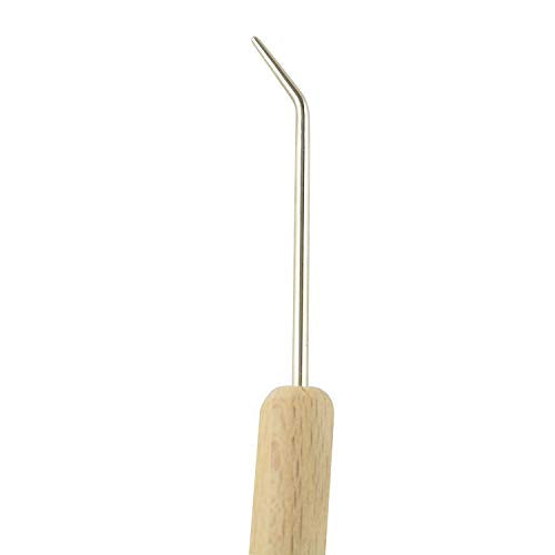 Tegg Crochet Hook 2PCS Wooden Handle Loom Knit Hooks Needle Hooks for Knitting Crafts