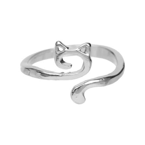 2Pcs Adjustable Open Joint Crochet Ring/Fashion women Finger Rings - color: Silver1