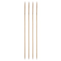 HARFINGTON 4Pcs Double Pointed Knitting Needles Size US 6 (4mm) 16" Long Carbonized Bamboo Straight Knitting Needles for Beginners Handmade Creative DIY Craft Yarn Projects - size: Size US 6 (4mm)