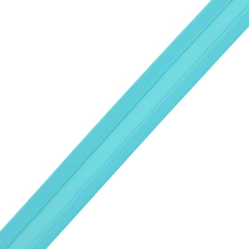 Mandala Crafts 55 Yds 1/4 Inch Aquamarine Double Fold Bias Tape for Sewing | Machine Washable Binding Tape for Quilting, Hemming, Seams, Fabric Piping, All Fabrics & Denim, Indoor & Outdoor - color: Aquamarine, size: 1/4 Inch 55 Yards