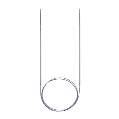 Soosui 2.0mm Circular Knitting Needles US0|32 inches/80 Centimeters Long | Circular Knitting Needle, Made of Metal, Suitable for Weaving Scarves, Blankets, etc. - size: US0/2.0MM