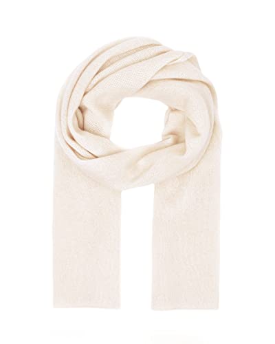 Cashmere Knitted Scarf for Women by Style Republic - color: Cream