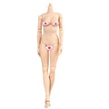 1/6 Scale Female Figure Body, 12inch Pale Skin Middle Bust Flexible Doll | 1:6 Scale Female Body,Half-Seamless,Articulated Action Figure with Replacement Hands for Custom Painting Photography Display - color: Pale Skin-mid Bust