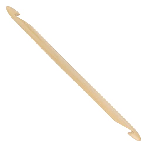 JubileeYarn Jumbo Double Ended Bamboo Tunisian Crochet Hook - US P (15mm) - size: US P (15mm)
