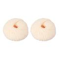 PATIKIL 2 Skeins Mohair Yarn, Soft Yarn Faux Mohair Fuzzy Fur Fine Fluffy Yarns Thin for Crocheting Knitting Sweater Scarf Hat Crafts Blanket Rug, Light Beige - color: Light Beige