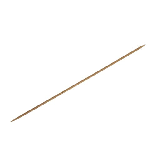 HARFINGTON 5Pcs Bamboo Knitting Needles Double Pointed Size US 0(2mm) Carbonized 6 Inch(15cm) Straight for Handmade Creative DIY Knitting Craft Yarn Projects - size: US 0(2mm)