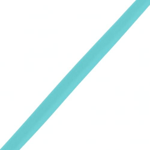 Mandala Crafts 55 Yds 1/4 Inch Aquamarine Double Fold Bias Tape for Sewing | Machine Washable Binding Tape for Quilting, Hemming, Seams, Fabric Piping, All Fabrics & Denim, Indoor & Outdoor - color: Aquamarine, size: 1/4 Inch 55 Yards