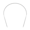 Stainless Steel Circular Knitting Needles 16 Inch / 40cm，US 0 （2mm） - size: 16 inch-0-(2mm)