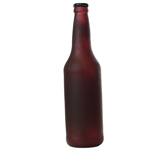 SILLY SQUEAKERS Tuffy 2 Pack Beer Bottle Dog Toy: Squeaky Dog Toy, Washable and Floats, Vinyl - color: 2PK Brown Drools Beer Bottle