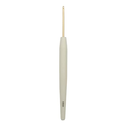 Knitter’s Pride Pearl Single-Ended Aluminum Crochet Hook - 2.00mm - size: 2.00 mm