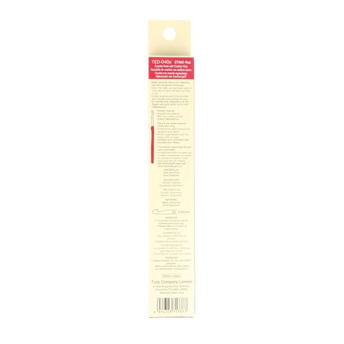 Tulip Crochet Hook, Red, 2.5mm - color: Red, size: 2.5mm