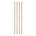 HARFINGTON 4Pcs Double Pointed Knitting Needles Size US 10 (6mm) 16" Long Carbonized Bamboo Straight Knitting Needles for Beginners Handmade Creative DIY Craft Yarn Projects - size: Size US 10 (6mm)