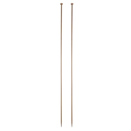 HARFINGTON 2.75mm Bamboo Knitting Needle Straight Single Pointed 13.8 Inch Long Wooden Sweater Knitting Needles US Size 2 for Yarn Beginners Hand Sock DIY - size: 2.75mm US Size 2