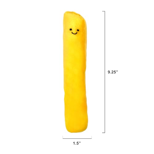 TONBO Soft Plush Small Cute and Cozy Nature Dog Cat Bed, Washer and Dryer Friendly (French Fries) - color: French Fries