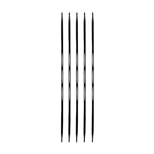 Prym 8" Ergonomic Double Point Knitting Needles, Carbon, US 2.5 (3mm) - size: US 2.5 (3 mm)