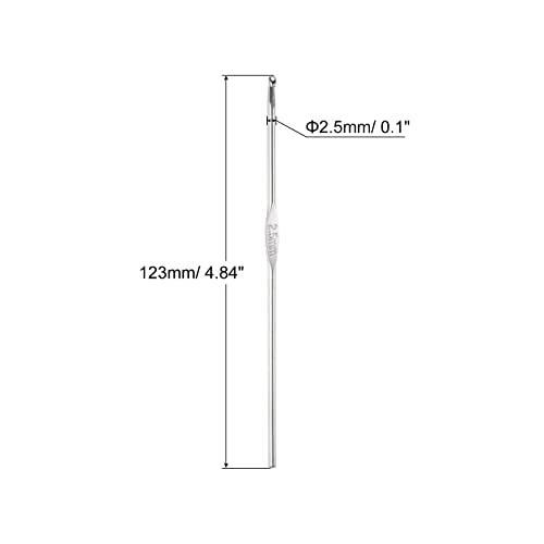uxcell Stainless Steel Crochet Hook 2.5mm Knitting Needles for DIY Craft Yarn 6Pcs - size: 2.5mm